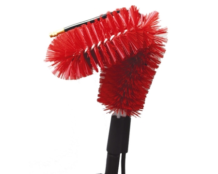 Telescopic hydrocleaner brosse gouttiere